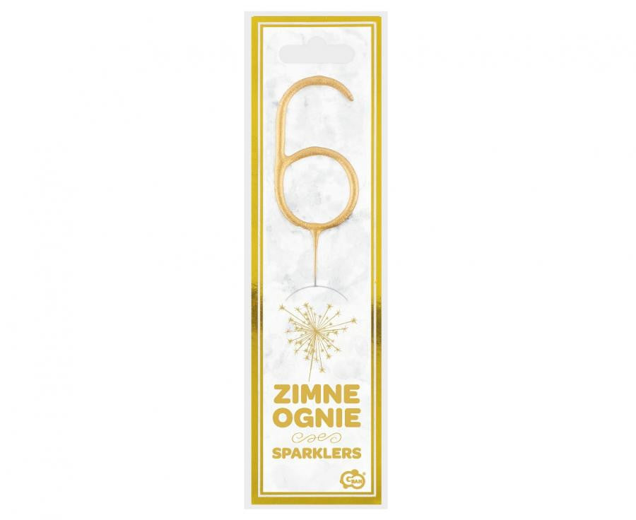 Arany Gold 6-os csillagszóró 17 cm