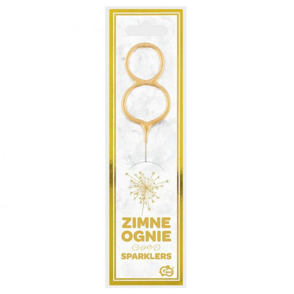 Arany Gold 8-as csillagszóró 17 cm