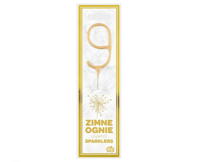 Arany Gold 9-es csillagszóró 17 cm