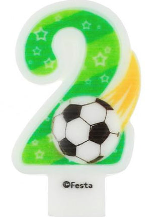 Focis 2-es Ball számgyertya, tortagyertya