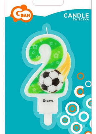 Focis 2-es Ball számgyertya, tortagyertya