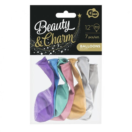 Platinum Colours, Színes léggömb, lufi 7 db-os 12 inch (30 cm)