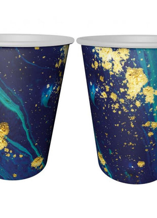 Kék Midnight Blue papír pohár 6 db-os 240 ml