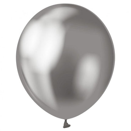Szürke Platinum léggömb, lufi 7 db-os 12 inch (30 cm)