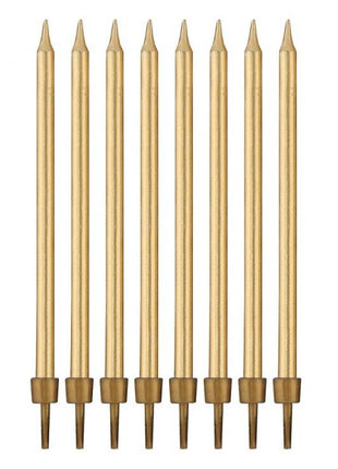 Arany Gold tortagyertya, gyertya szett 8 db-os