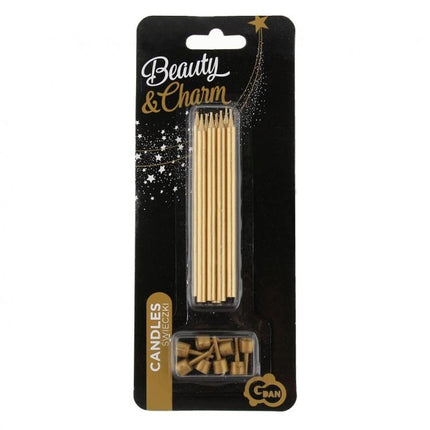 Arany Gold tortagyertya, gyertya szett 8 db-os