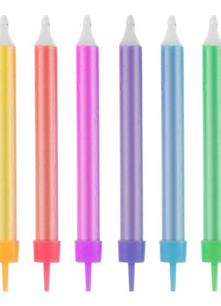 Színes Jumbo Colourful tortagyertya, gyertya szett 12 db-os