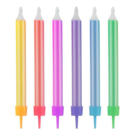 Színes Jumbo Colourful tortagyertya, gyertya szett 12 db-os