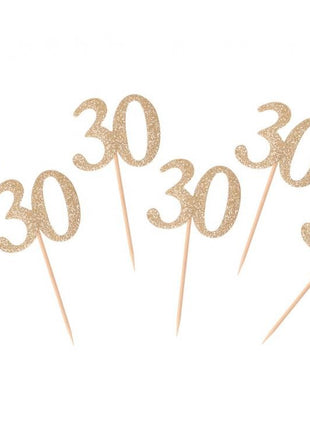 Arany 30 Gold díszítő pálca 6 db-os