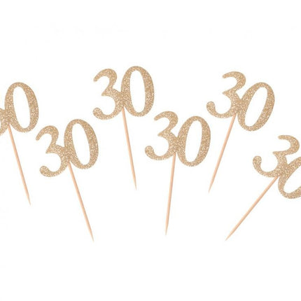 Arany 30 Gold díszítő pálca 6 db-os