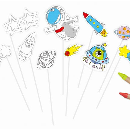 Űr Universe színezhető fotókellék 10 db-os szett