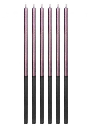 Lila Platinum tortagyertya, gyertya szett 6 db-os