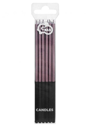 Lila Platinum tortagyertya, gyertya szett 6 db-os