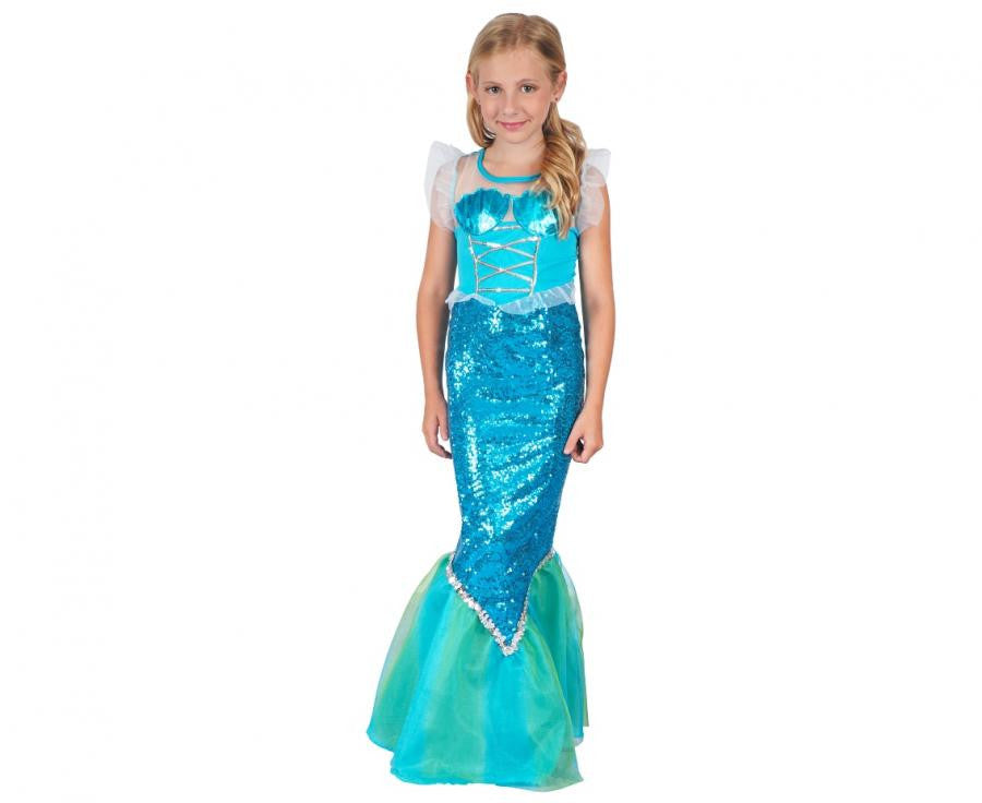 Sellő Blue jelmez 120/130 cm