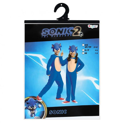 Sonic a sündisznó Basic jelmez 4-6 év