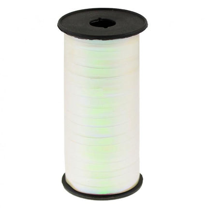 Fehér Iridescent kötöző szalag 92 m