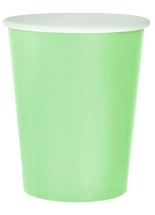 Zöld Solid Mint papír pohár 14 db-os 270 ml