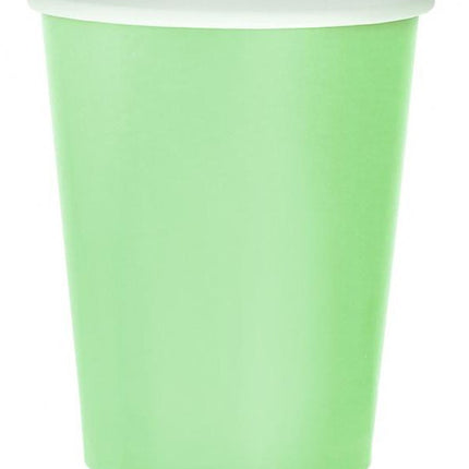 Zöld Solid Mint papír pohár 14 db-os 270 ml