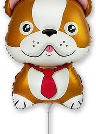 Kutyás Bulldog Brown fólia lufi 36 cm (WP)