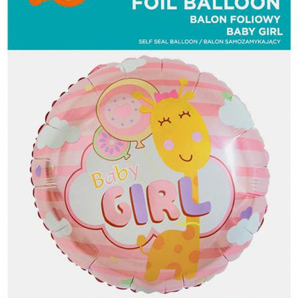 Baby Girl Pink fólia lufi 36 cm