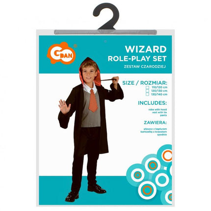 Varázsló Wizard jelmez 110/120 cm