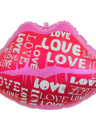 Szerelem Lips fólia lufi 62 cm