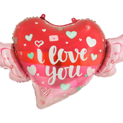 I love You Wings fólia lufi 68 cm