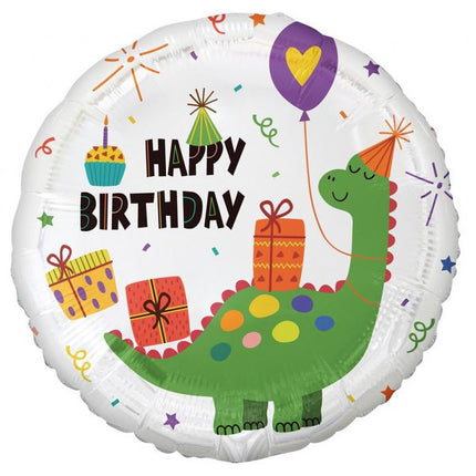 Dinoszaurusz Happy Birthday Dinosaur fólia lufi 36 cm