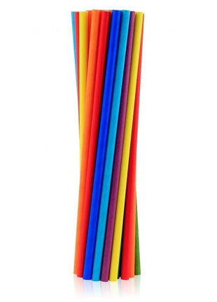 Színes Rainbow Colours papír szívószál 200 db-os