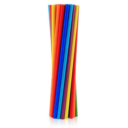 Színes Rainbow Colours papír szívószál 200 db-os
