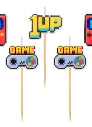 Játék Game On tortagyertya, gyertya szett 5 db-os