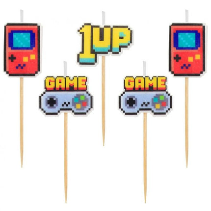 Játék Game On tortagyertya, gyertya szett 5 db-os