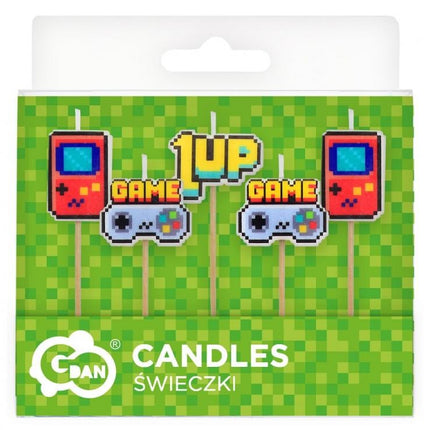 Játék Game On tortagyertya, gyertya szett 5 db-os