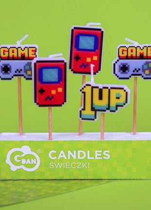 Játék Game On tortagyertya, gyertya szett 5 db-os