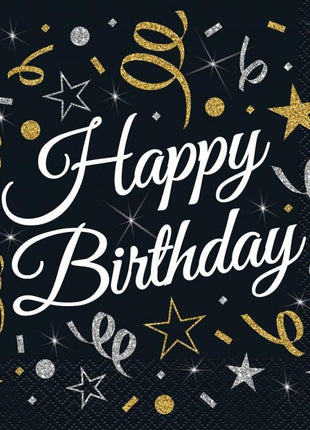 Happy Birthday B&C szalvéta 20 db-os 33x33 cm