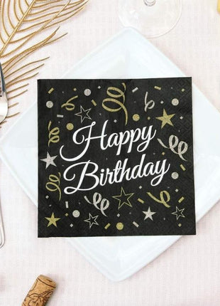 Happy Birthday B&C szalvéta 20 db-os 33x33 cm