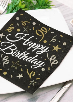 Happy Birthday B&C szalvéta 20 db-os 33x33 cm
