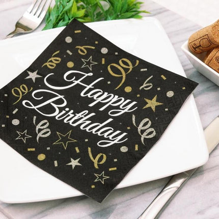 Happy Birthday B&C szalvéta 20 db-os 33x33 cm