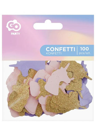 Unikornis Form konfetti 100 db-os