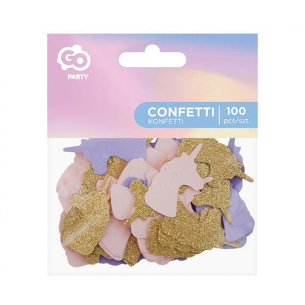Unikornis Form konfetti 100 db-os