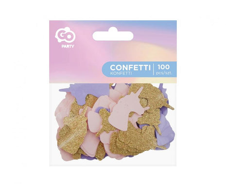 Unikornis Form konfetti 100 db-os