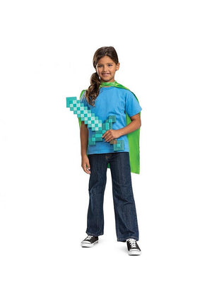 Minecraft Arm kard és köpeny szett
