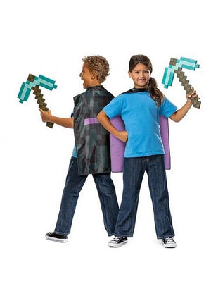 Minecraft Arms csákány és köpeny szett
