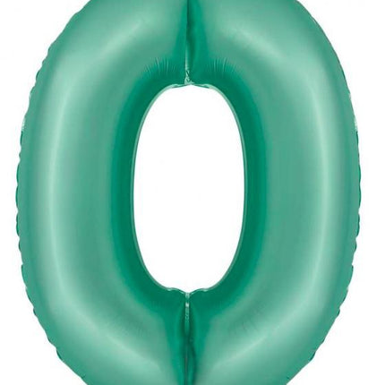 Menta 0-ás Mint Mat szám fólia lufi 76 cm