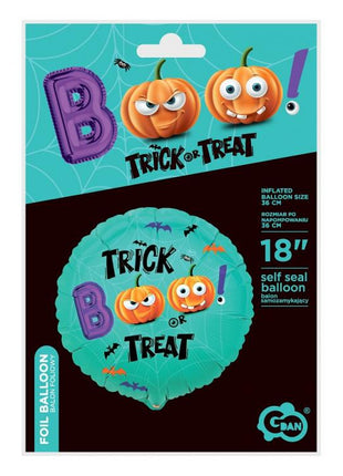 Halloween Boo fólia lufi 36 cm