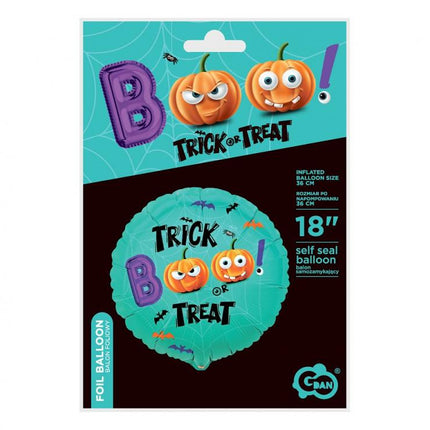 Halloween Boo fólia lufi 36 cm