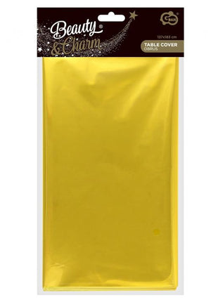 Arany Metallic fólia asztalterítő 137x183 cm