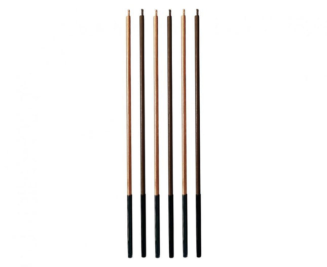 Barna Metallic tortagyertya, gyertya szett 6 db-os