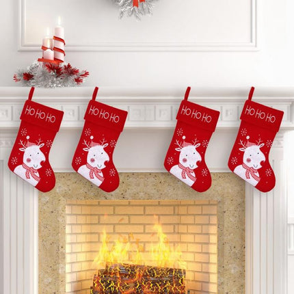 Rénszarvas White karácsonyi kandalló zokni, csizma 45,5 cm