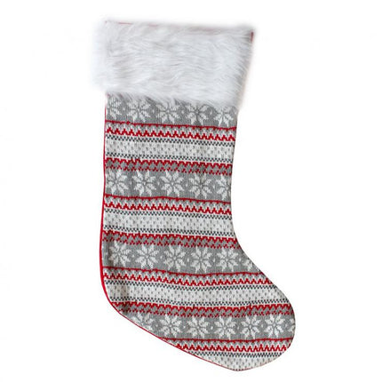 Hópehely Snow Flakes karácsonyi kandalló zokni, csizma 55,5 cm